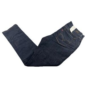 NEW Levis Skinny Leg 545 Jeans Womens 12 Medium Blue Dark Wash Stretch Denim NWT